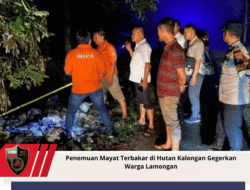 Penemuan Mayat Terbakar di Hutan Kalongan Gegerkan Warga Lamongan