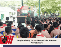 Pangdam Tutup Persami Korps Kadet RI Kodam XV/Pattimura
