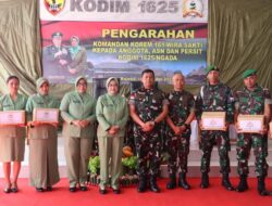 Danrem 161/Wira Sakti Beri Pengarahan Dan Motivasi Prajurit Kodim 1625/Ngada