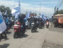 JALUR PANTURA BREBES DI PADATI PARA PENDEMO UNTUK KENAIKAN UMK 