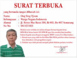 Komisi Reformasi Polri Perintahkan Kapolri, Tangkap Perusak Dan Perampas Rumah SHM Ong Sing Tjwan