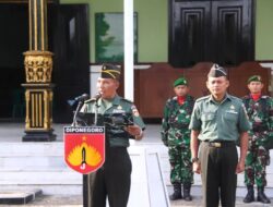 Danramil 14/Todanan Pimpin Upacara Bendera Hari Senin