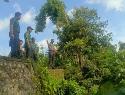 Sukseskan Program Presiden RI, Dandim Klungkung Turun Langsung Tinjau Jembatan Sementara Di Dusun Kaleran