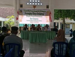 Pelantikan Sany Aby Hasan Asidiqi Sebagai Kaur Perencanaan Desa Gongseng Berlangsung Khidmat