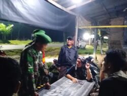Koramil 05/Serbelawan Gelar Patroli Bersama Binkom, Wujud Nyata Cipta Kamtibmas Di Dolok Batunanggar