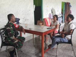Bangun Keakraban Dengan Warga Binaan, Babinsa Lakukan Kegiatan Komsos