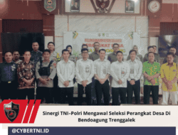 Sinergi TNI–Polri Mengawal Seleksi Perangkat Desa Di Bendoagung Trenggalek