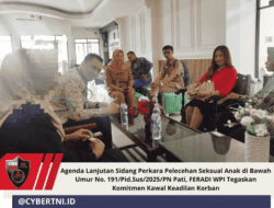 Agenda Lanjutan Sidang Perkara Pelecehan Seksual Anak di Bawah Umur No. 191/Pid.Sus/2025/PN Pati, FERADI WPI Tegaskan Komitmen Kawal Keadilan Korban