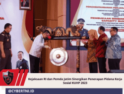 Kejaksaan RI Dan Pemda Jatim Sinergikan Penerapan Pidana Kerja Sosial KUHP 2023