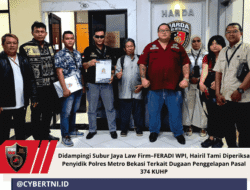 Didampingi Subur Jaya Law Firm–FERADI WPI, Hairil Tami Diperiksa Penyidik Polres Metro Bekasi Terkait Dugaan Penggelapan Pasal 374 KUHP