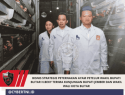 BISNIS STRATEGIS PETERNAKAN AYAM PETELUR WAKIL BUPATI BLITAR H.BEKY TERIMA KUNJUNGAN BUPATI JEMBER DAN WAKIL WALI KOTA BLITAR