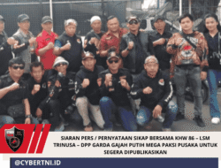 SIARAN PERS / PERNYATAAN SIKAP BERSAMA KHW 86 – LSM TRINUSA – DPP GARDA GAJAH PUTIH MEGA PAKSI PUSAKA UNTUK SEGERA DIPUBLIKASIKAN