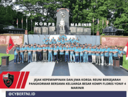 JEJAK KEPEMIMPINAN DAN JIWA KORSA: REUNI BERSEJARAH PANGKORMAR BERSAMA KELUARGA BESAR KOMPI FLORES YONIF 4 MARINIR