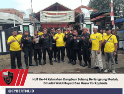 HUT Ke-44 Kelurahan Dangdeur Subang Berlangsung Meriah, Dihadiri Wakil Bupati Dan Unsur Forkopimda