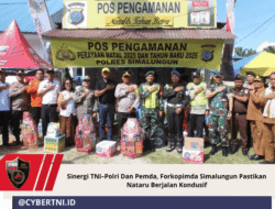 Sinergi TNI–Polri Dan Pemda, Forkopimda Simalungun Pastikan Nataru Berjalan Kondusif