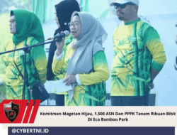 Komitmen Magetan Hijau, 1.500 ASN Dan PPPK Tanam Ribuan Bibit Di Eco Bamboo Park