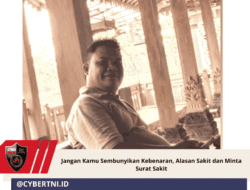 Jangan Kamu Sembunyikan Kebenaran, Alasan Sakit dan Minta Surat Sakit