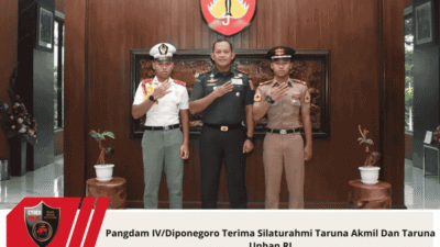 Pangdam IV/Diponegoro Terima Silaturahmi Taruna Akmil Dan Taruna Unhan RI