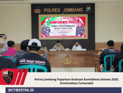 Polres Jombang Paparkan Evaluasi Kamtibmas Selama 2025, Kriminalitas,Terkendali