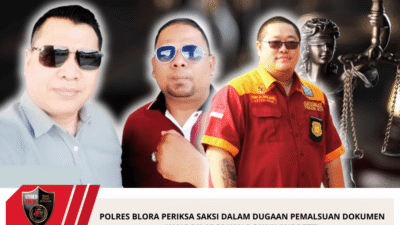 Polres Blora Periksa Saksi Dalam Dugaan Pemalsuan Dokumen Yang Dilaporkan Donny Andretti