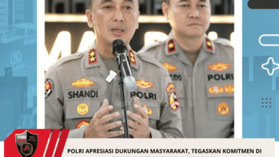Polri Apresiasi Dukungan Masyarakat, Tegaskan Komitmen di Bawah Kepemimpinan Presiden RI