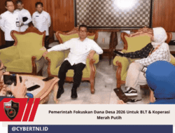 Pemerintah Fokuskan Dana Desa 2026 Untuk BLT & Koperasi Merah Putih