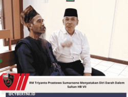 RM Triyanto Prastowo Sumarsono Menyatakan Diri Darah Dalem Sultan HB VII