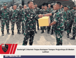 Danbrigif 2 Marinir Tinjau Kesiapan Tempur Prajuritnya Di Medan Latihan