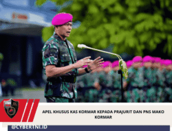 APEL KHUSUS KAS KORMAR KEPADA PRAJURIT DAN PNS MAKO KORMAR