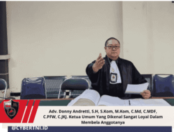 Adv. Donny Andretti, S.H, S.Kom, M.Kom, C.Md, C.MDF, C.PFW, C.JKJ. Ketua Umum Yang Dikenal Sangat Loyal Dalam Membela Anggotanya