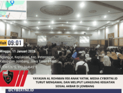 YAYASAN AL ROHMAN SANTUNI 950YAYASAN ANAK YATIM, MEDIA CYBERTNI.ID TURUT MENGAWAL DAN MELIPUT LANGSUNG KEGIATAN SOSIAL AKBAR DI JOMBANG