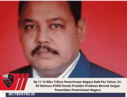 Rp 11-12 Ribu Triliun Penerimaan Negara Raib Per Tahun, Dr. Ali Mahsun ATMO Desak Presiden Prabowo Bentuk Satgas Penertiban Penerimaan Negara