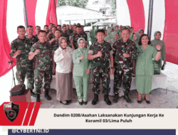Dandim 0208/Asahan Laksanakan Kunjungan Kerja Ke Koramil 03/Lima Puluh