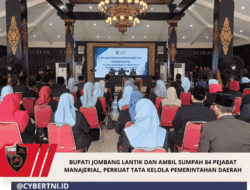 Bupati Jombang Lantik Dan Ambil Sumpah 84 Pejabat Manajerial, Perkuat Tata Kelola Pemerintahan Daerah
