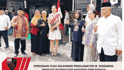 Peresmian Tugu Kelahiran Proklamator Ir. Soekarno, Penguat Sejarah Dan Nasionalisme Bangsa