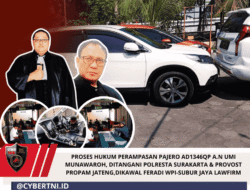 PROSES HUKUM PERAMPASAN PAJERO AD1346QP A.N UMI MUNAWAROH, DITANGANI POLRESTA SURAKARTA & PROVOST PROPAM JATENG,DIKAWAL FERADI WPI-SUBUR JAYA LAWFIRM