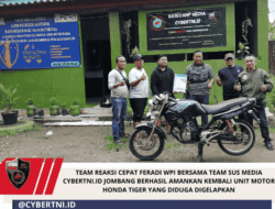 TEAM REAKSI CEPAT FERADI WPI BERSAMA TEAM SUS MEDIA CYBERTNI.ID JOMBANG BERHASIL AMANKAN KEMBALI UNIT MOTOR HONDA TIGER YANG DIDUGA DIGELAPKAN