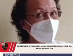 RM Bersama Satu Korban Melaporkan Pemilik Koperasi BLN Ke Polres Salatiga