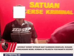 Advokat Donny Ditegur Saat Suarakan Keadilan, Dugaan Penguasaan Mobil Korban Di Polresta Yogyakarta Disorot