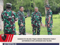 Kasdim 0721/Blora Tinjau Medan Persiapan Family Gathering Di Eks Lapangan Golf Blora