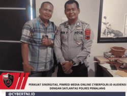 Perkuat Sinergitas, Pimred Media Online Cyberpolri.id Audiensi dengan Satlantas Polres Pemalang