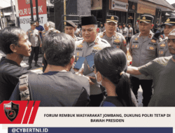 Forum Rembuk Masyarakat Jombang, Dukung Polri Tetap Di Bawah Presiden
