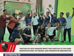 Ranting NU Desa Mejasem Barat Raih Prestasi Di FUN Game Badminton MWC NU Kramat, Jadi Momentum Kebangkitan