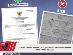 Cara Ubah Girik Ke SHM, Lihat Juga Rincian Komponen Biaya Yang Harus Dibayar