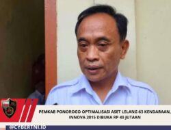 PEMKAB PONOROGO OPTIMALISASI ASET LELANG 63 KENDARAAN, INNOVA 2015 DIBUKA RP 40 JUTAAN