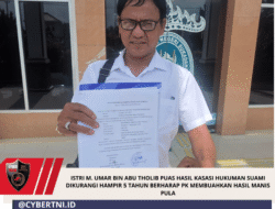 Istri M. Umar Bin Abu Tholib Puas Hasil Kasasi Hukuman Suami Dikurangi Hampir 5 Tahun  Berharap PK Membuahkan Hasil Manis Pula