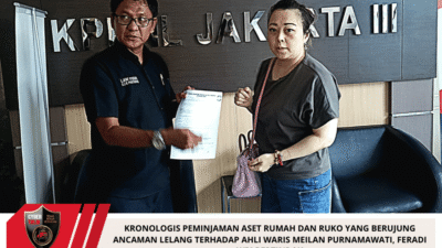 Kronologis Peminjaman Aset Rumah Dan Ruko Yang Berujung Ancaman Lelang Terhadap Ahli Waris Meilan Purnamawati, FERADI WPI Bertindak