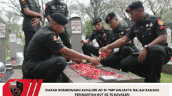 Ziarah Rombongan Kavaleri AD Di TMP Kalibata Dalam Rangka Peringatan HUT Ke-76 Kavaleri