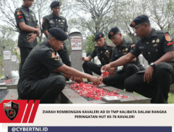 Ziarah Rombongan Kavaleri AD Di TMP Kalibata Dalam Rangka Peringatan HUT Ke-76 Kavaleri