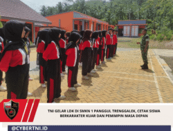 TNI Gelar LDK di SMKN 1 Panggul Trenggalek, Cetak Siswa Berkarakter Kuar Dan Pemimpin Masa Depan
